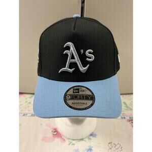 Oakland A’s New Era 9FORTY Adjustable Hat MLB All-Star Game Patch Black Blue